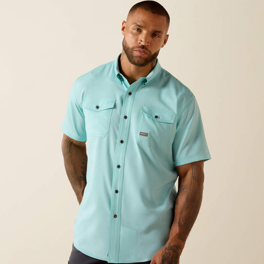 Rebar Made Tough VentTEK DuraStretch Work Shirt - Ariat Trending