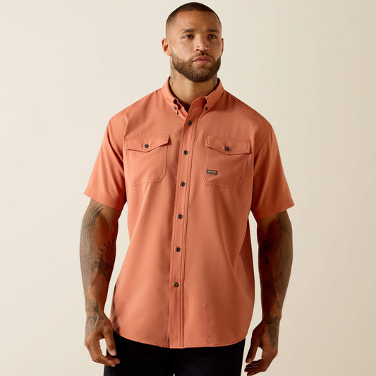 Rebar Made Tough VentTEK DuraStretch Work Shirt - Ariat Essential