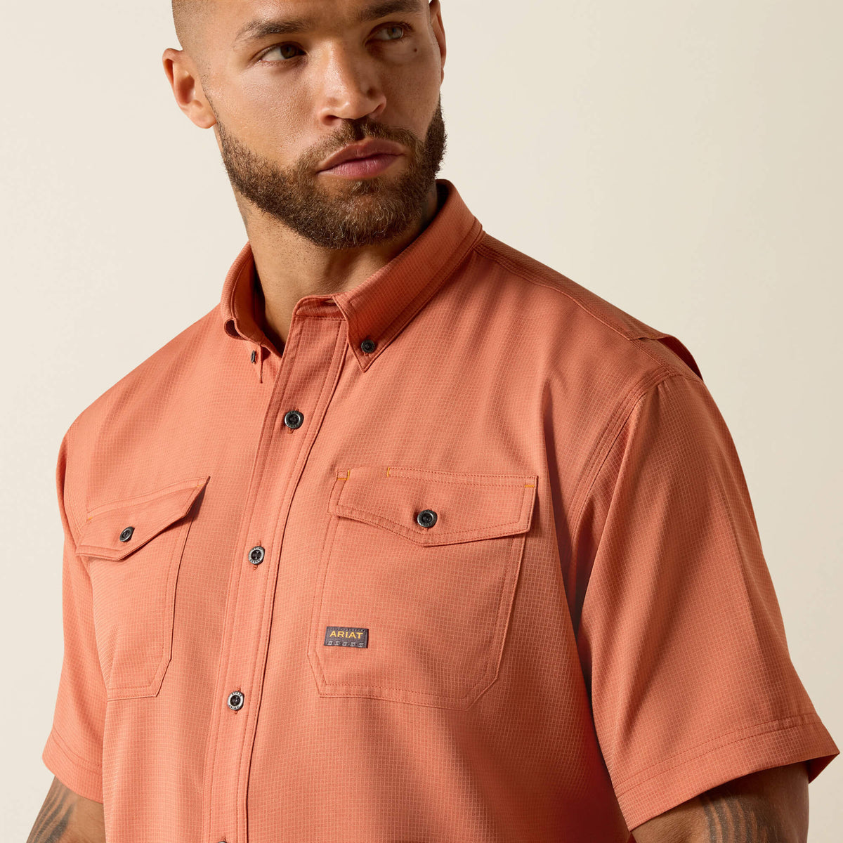 Rebar Made Tough VentTEK DuraStretch Work Shirt - Ariat Essential