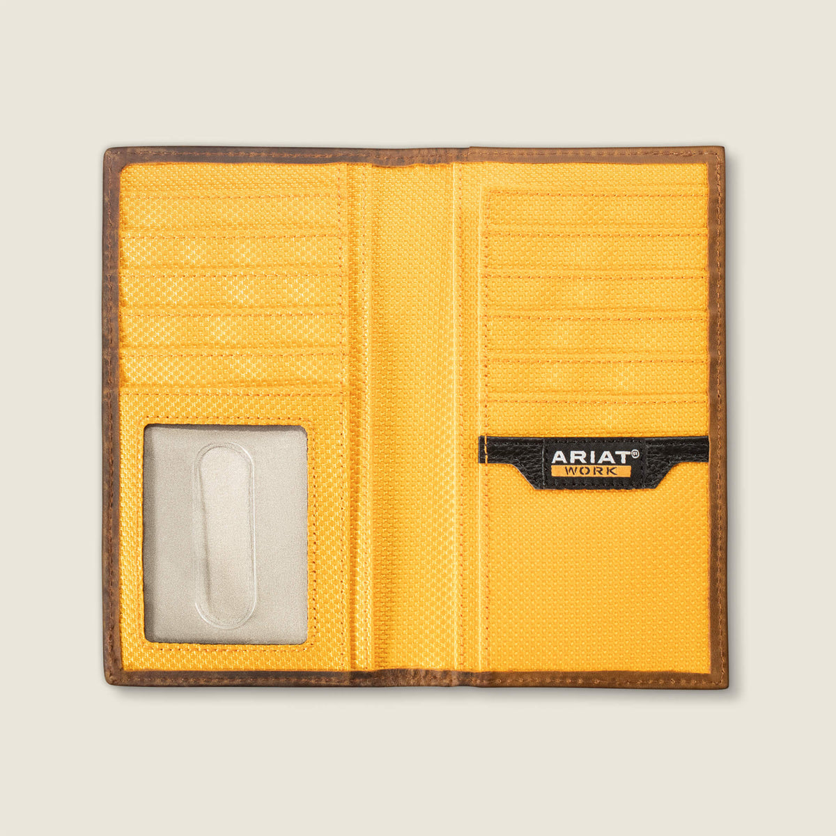 Work Roughneck Label Canvas Trifold Wallet - Ariat Essential