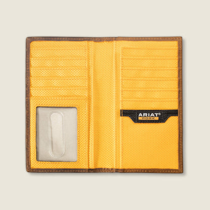 Work Roughneck Label Canvas Trifold Wallet - Ariat Essential