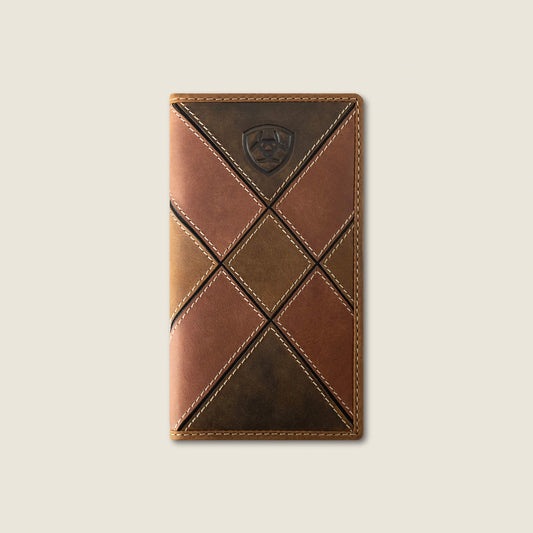 Patchwork Embroidered Logo Rodeo Wallet - Ariat Trending