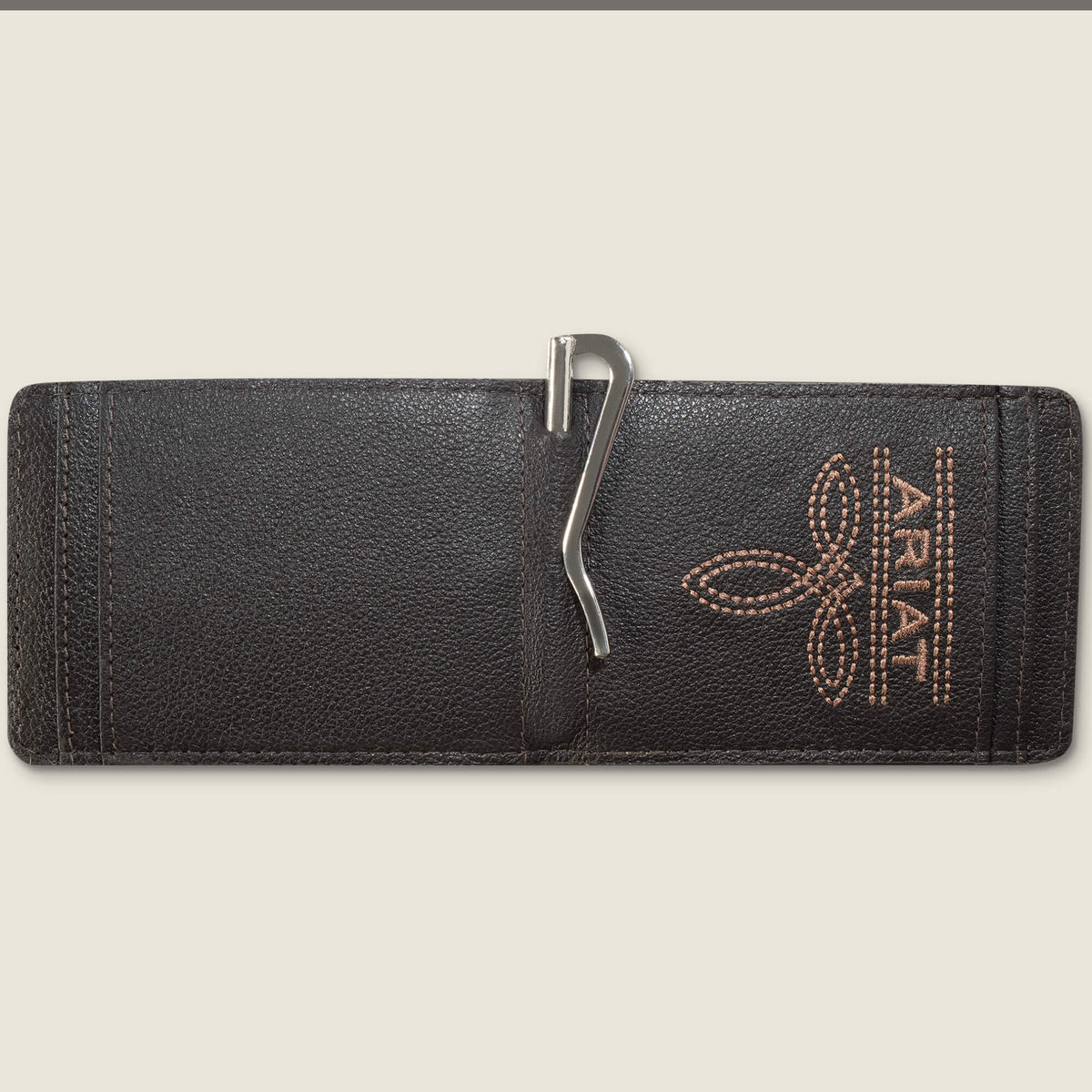 Ariat Logo Print Money Clip Wallet - Ariat Special Offer