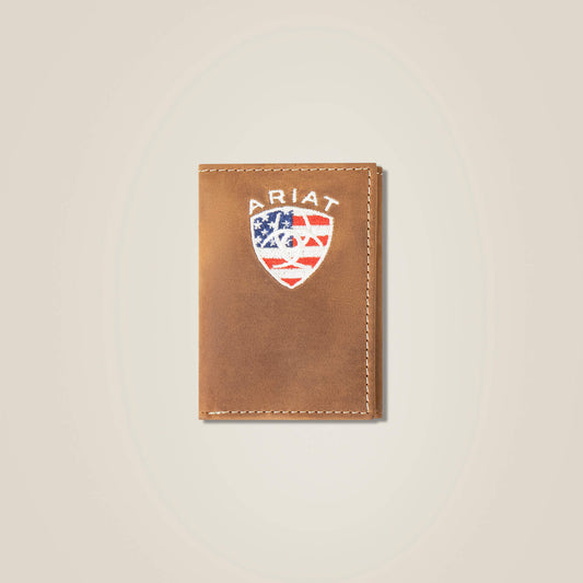 Flag Shield Trifold Wallet - Ariat Everyday