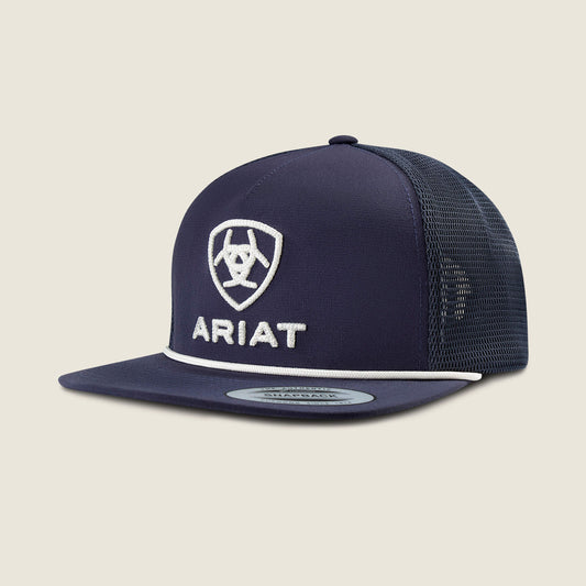 Raised Embroidery With Brim Rope Cap - Ariat Featured