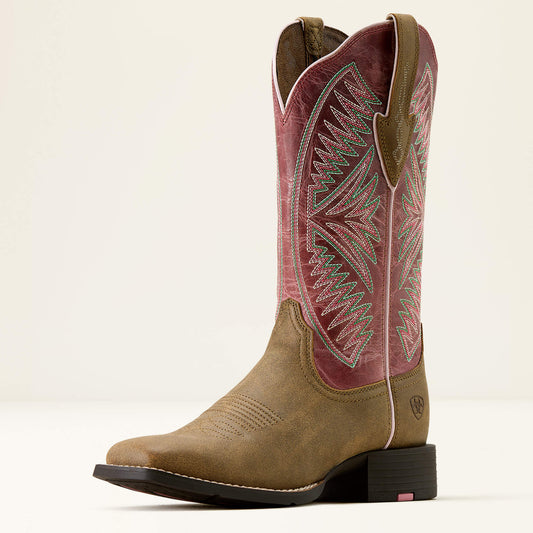 Round Up Ruidoso Wide Square Toe Western Boot - Ariat Discount