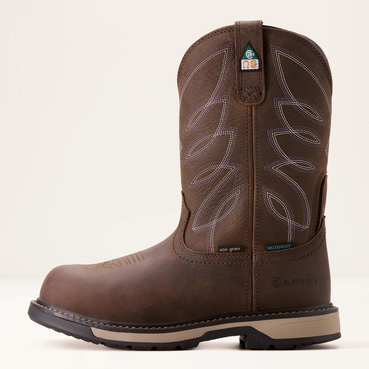 Riveter CSA Glacier Grip Waterproof 400g Composite Toe Work Boot - Ariat Smart Buy