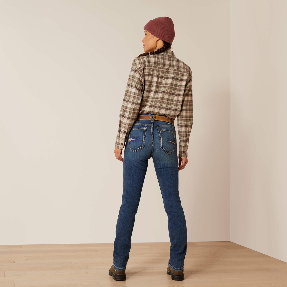 Rebar High Rise Riveter DuraStretch Straight Leg Jeans - Ariat Smart Buy