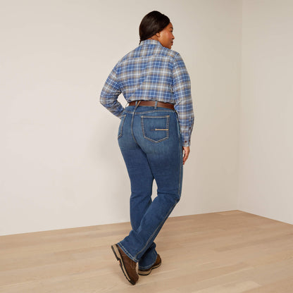 Rebar High Rise Riveter DuraStretch Straight Leg Jeans - Ariat Smart Buy