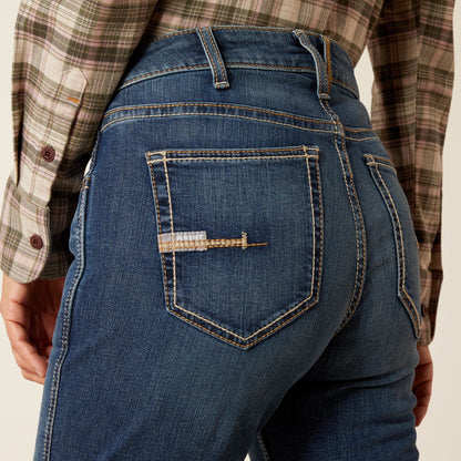 Rebar High Rise Riveter DuraStretch Straight Leg Jeans - Ariat Smart Buy