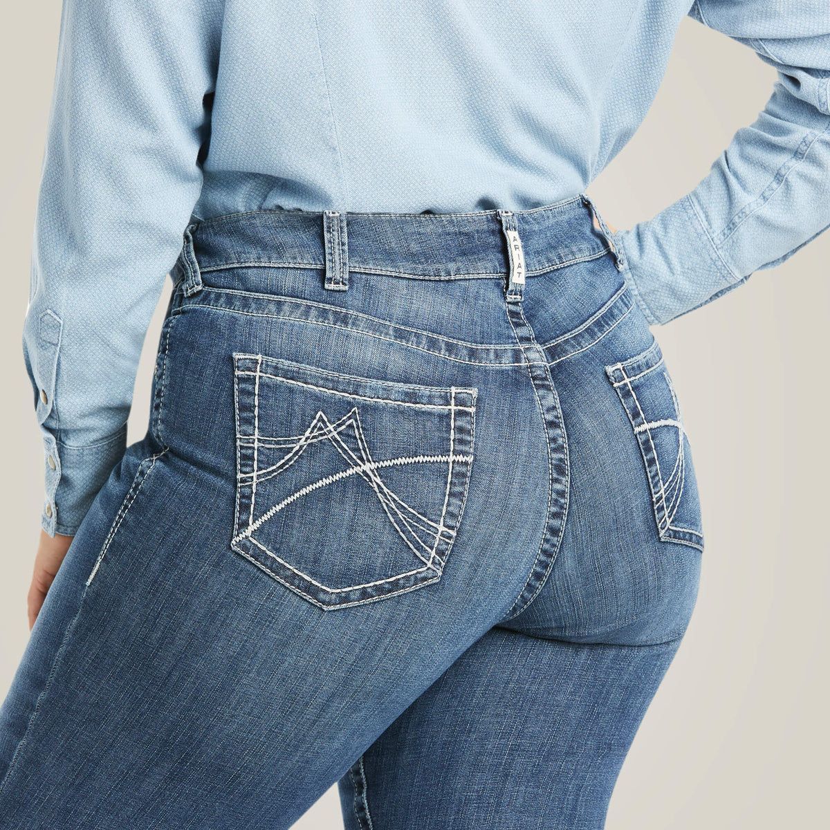 Arrow Fit Mid Rise Gianna Straight Leg Jeans - Ariat Quality