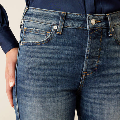High Rise Bridle Slim Straight Leg Jeans - Ariat Trusted