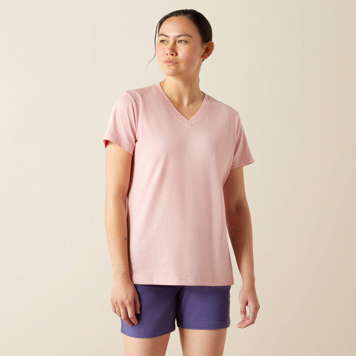 Rebar Cotton Strong Standard V-Neck T-Shirt - Ariat Trending