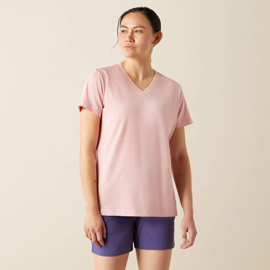 Rebar Cotton Strong Standard V-Neck T-Shirt - Ariat Trending
