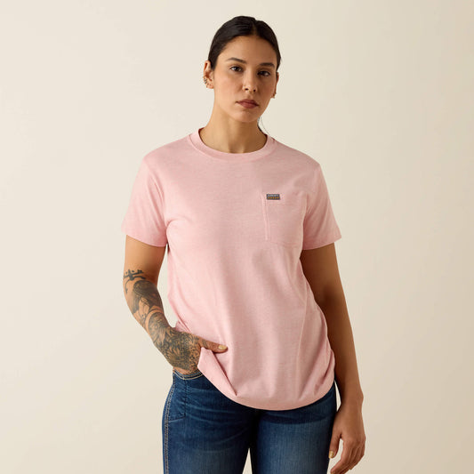 Rebar Cotton Strong Space Dyed T-Shirt - Ariat Popular