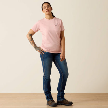 Rebar Cotton Strong Space Dyed T-Shirt - Ariat Popular