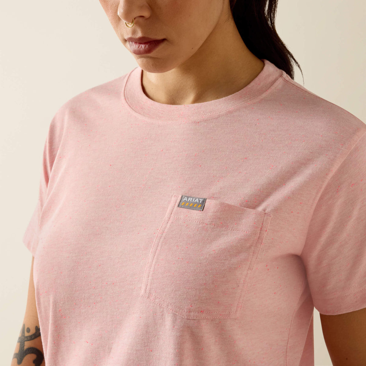 Rebar Cotton Strong Space Dyed T-Shirt - Ariat Popular