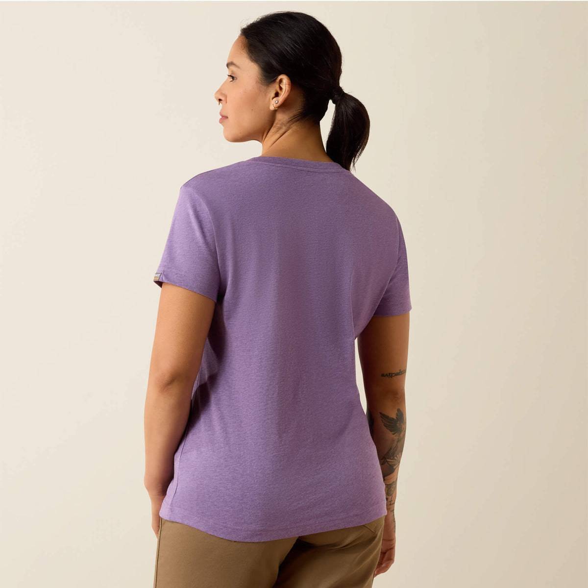 Rebar Cotton Strong Standard V-Neck T-Shirt - Ariat Smart Buy