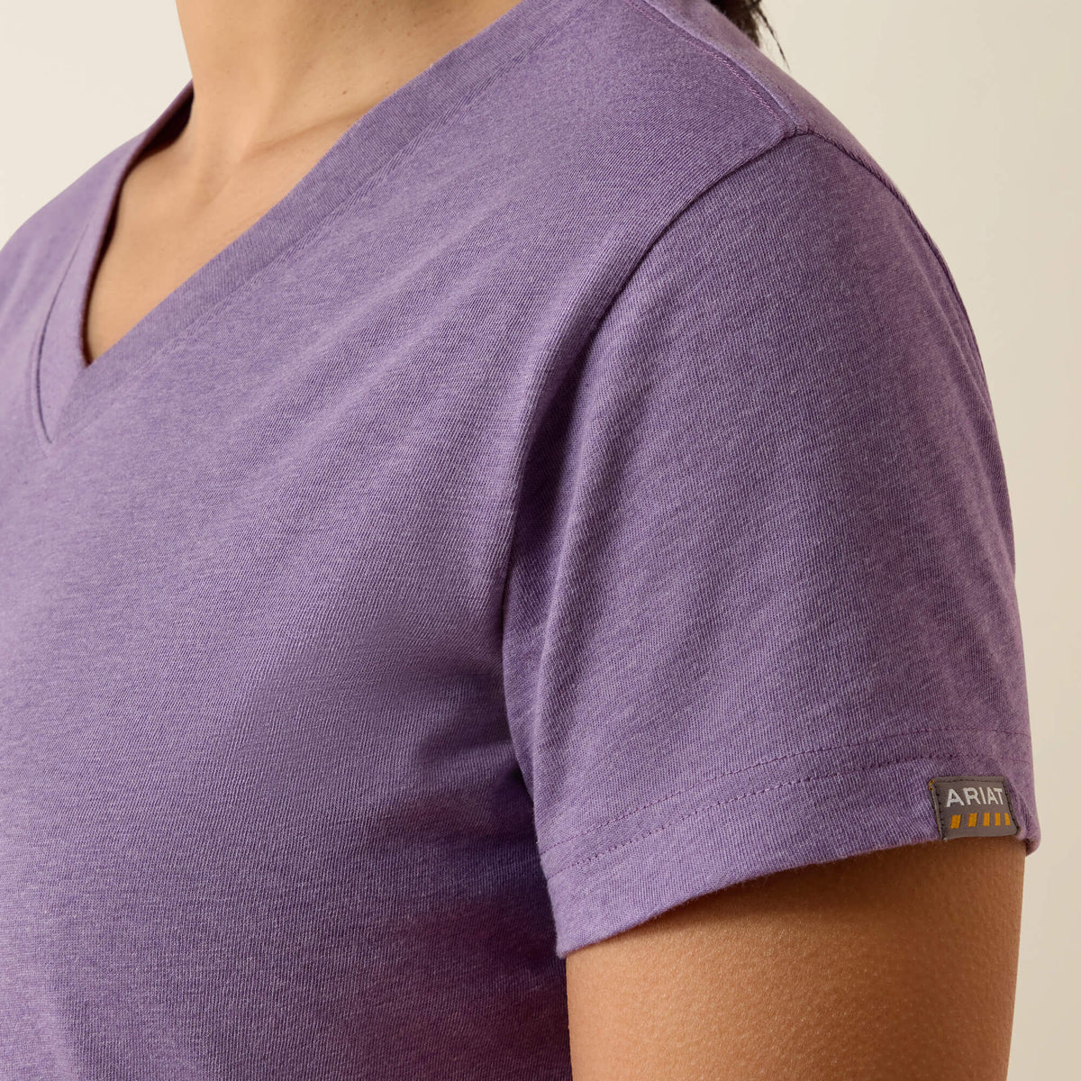Rebar Cotton Strong Standard V-Neck T-Shirt - Ariat Smart Buy