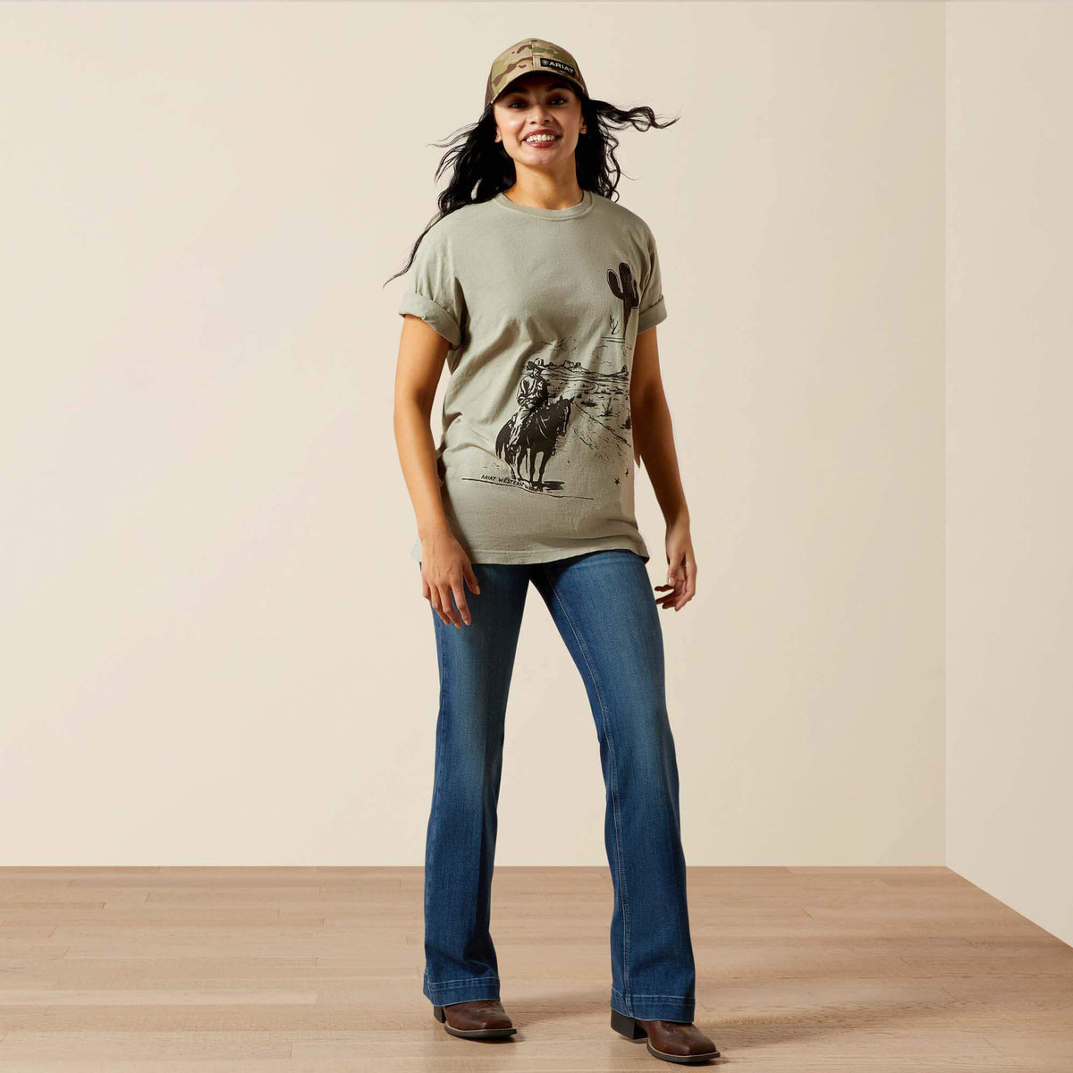 Ariat Sketchy Cowboy T-Shirt - Ariat Premium