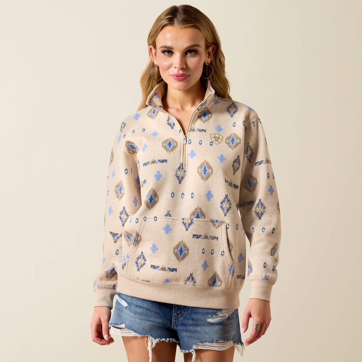 Sapphire 1/2 Zip Sweatshirt - Ariat Great Value
