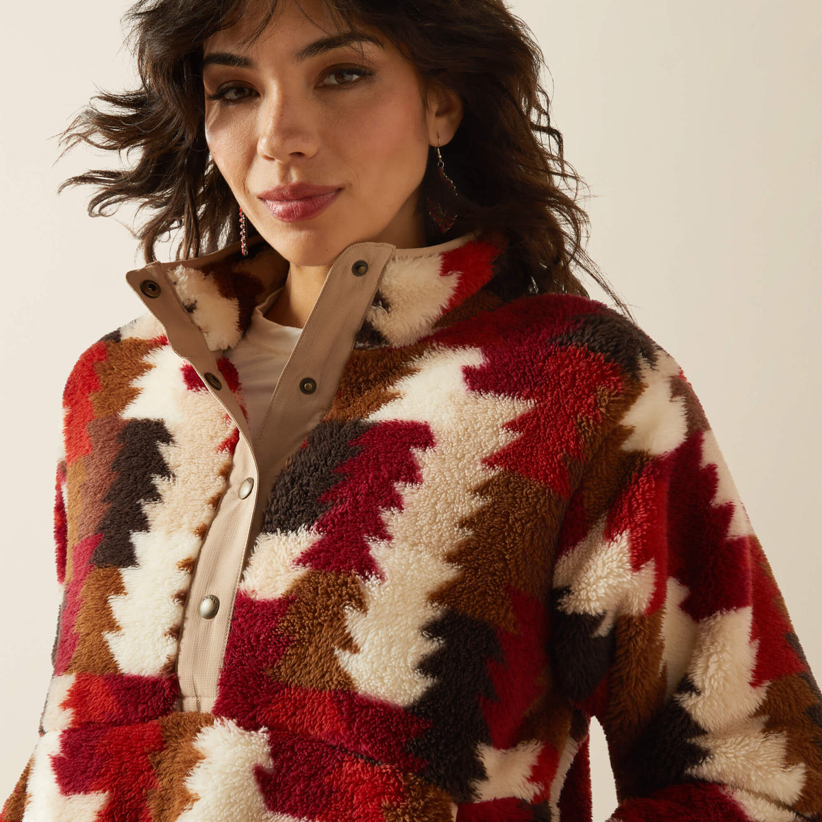 Berber Snap Front Sweatshirt - Ariat Deals