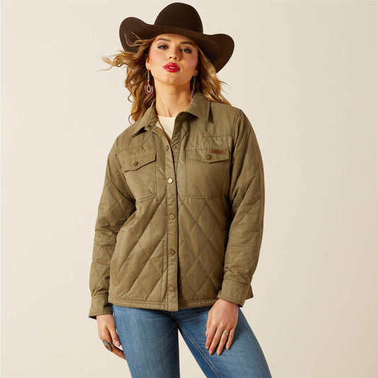 Grizzly Quilted Barn Jacket - Ariat Latest
