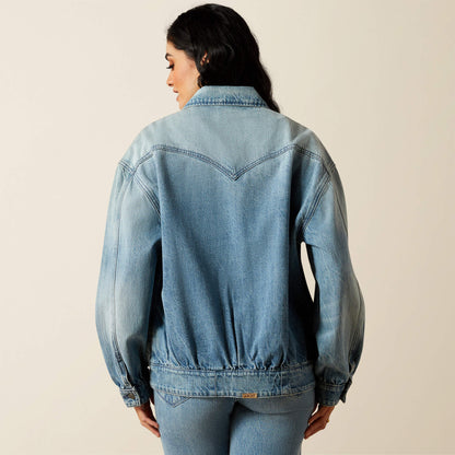 Cheyenne Denim Bomber Jacket - Ariat Popular