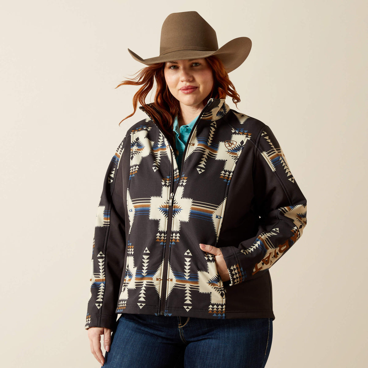 Ariat Logo Softshell Print Jacket - Ariat Customer Favorite