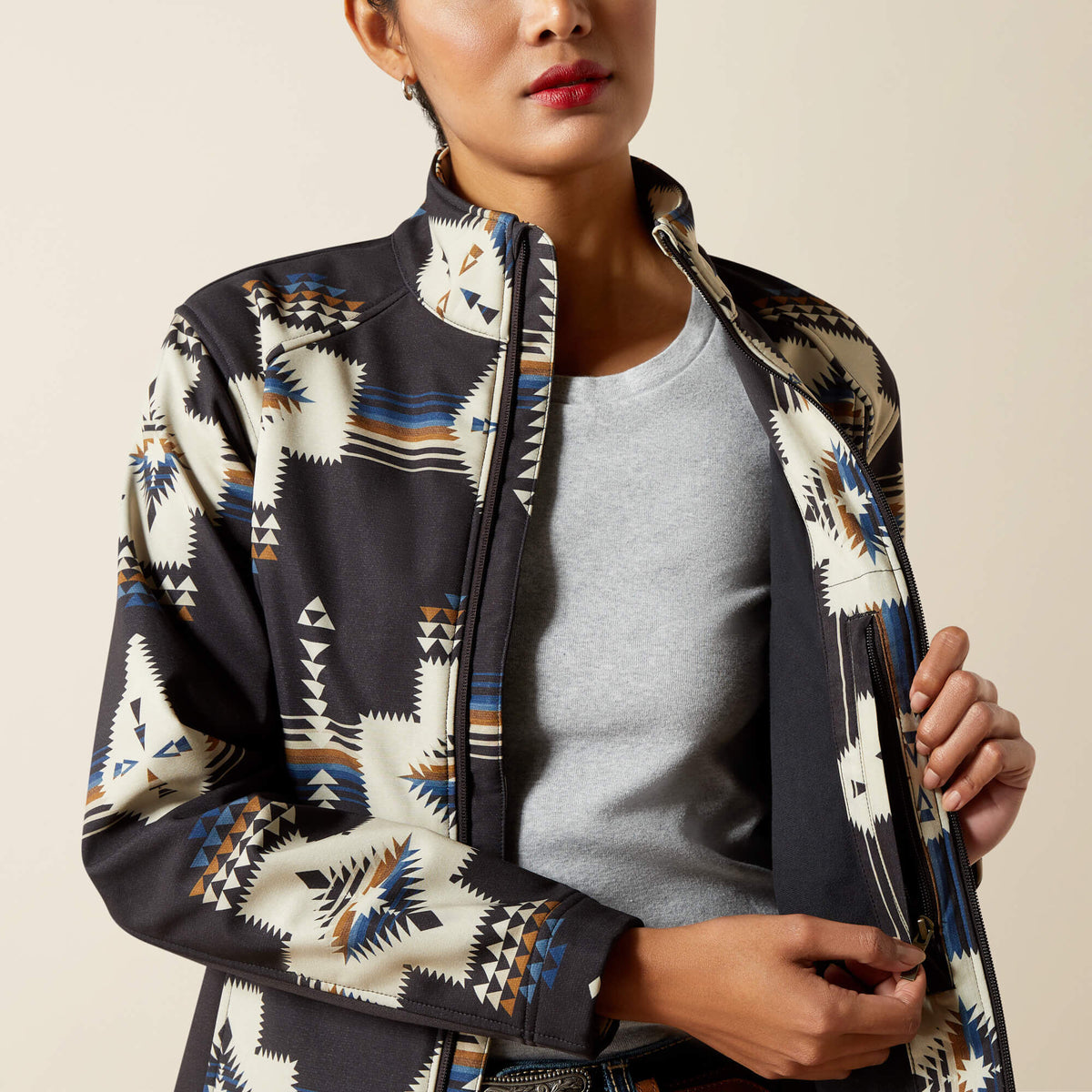 Ariat Logo Softshell Print Jacket - Ariat Customer Favorite