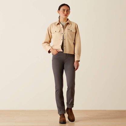 Rebar Cropped Woven Shirt Jacket - Ariat Featured