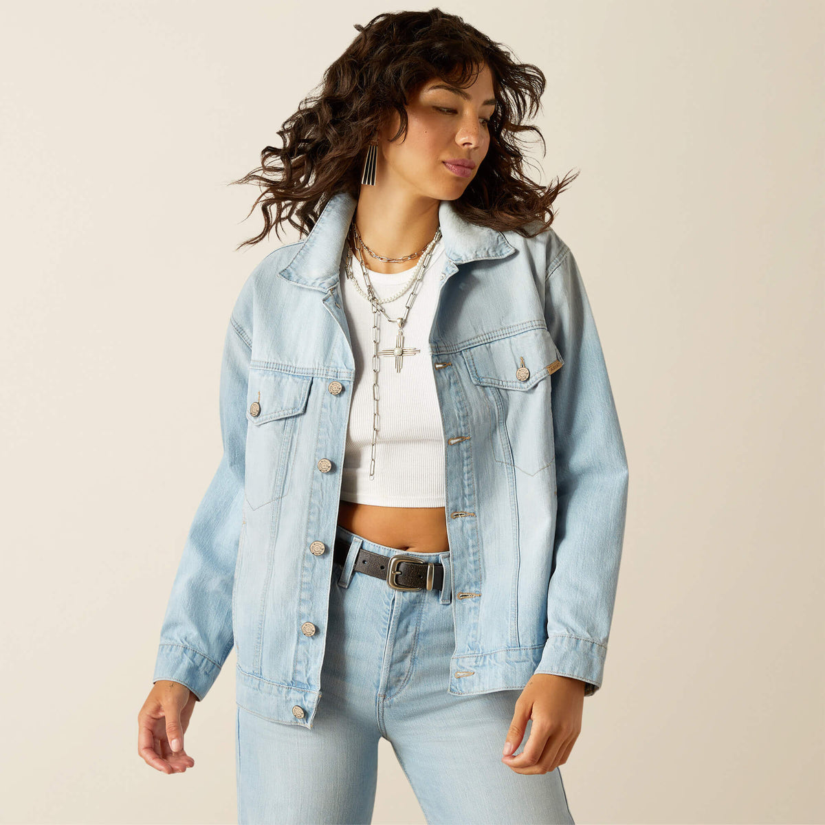 Oversized Trucker Jacket - Ariat Hot Sale