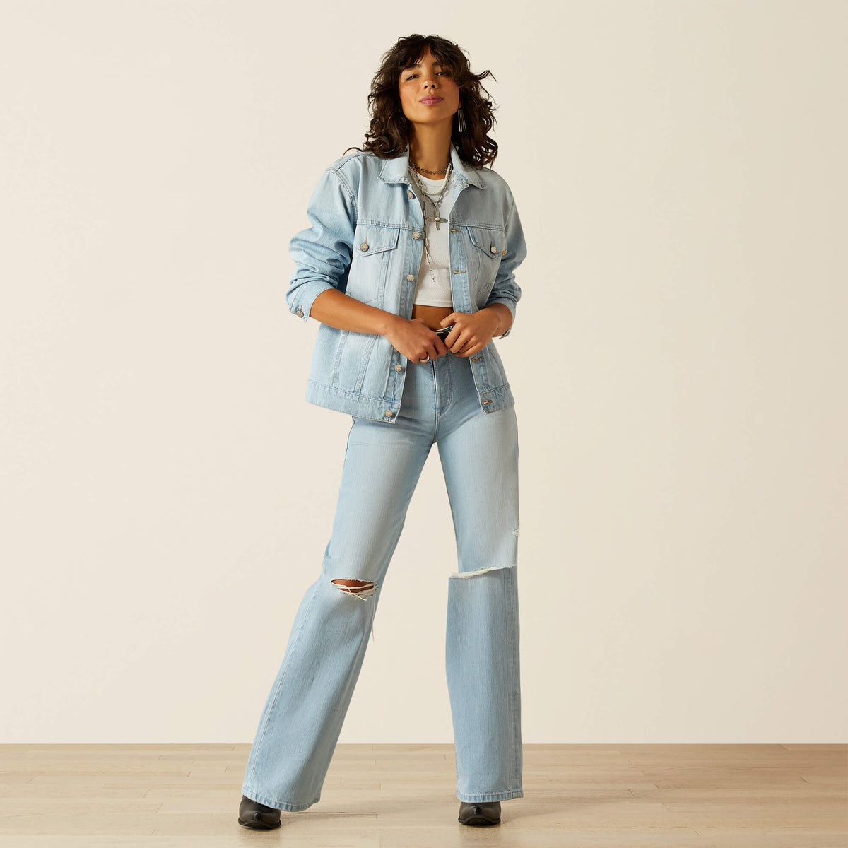 Oversized Trucker Jacket - Ariat Hot Sale