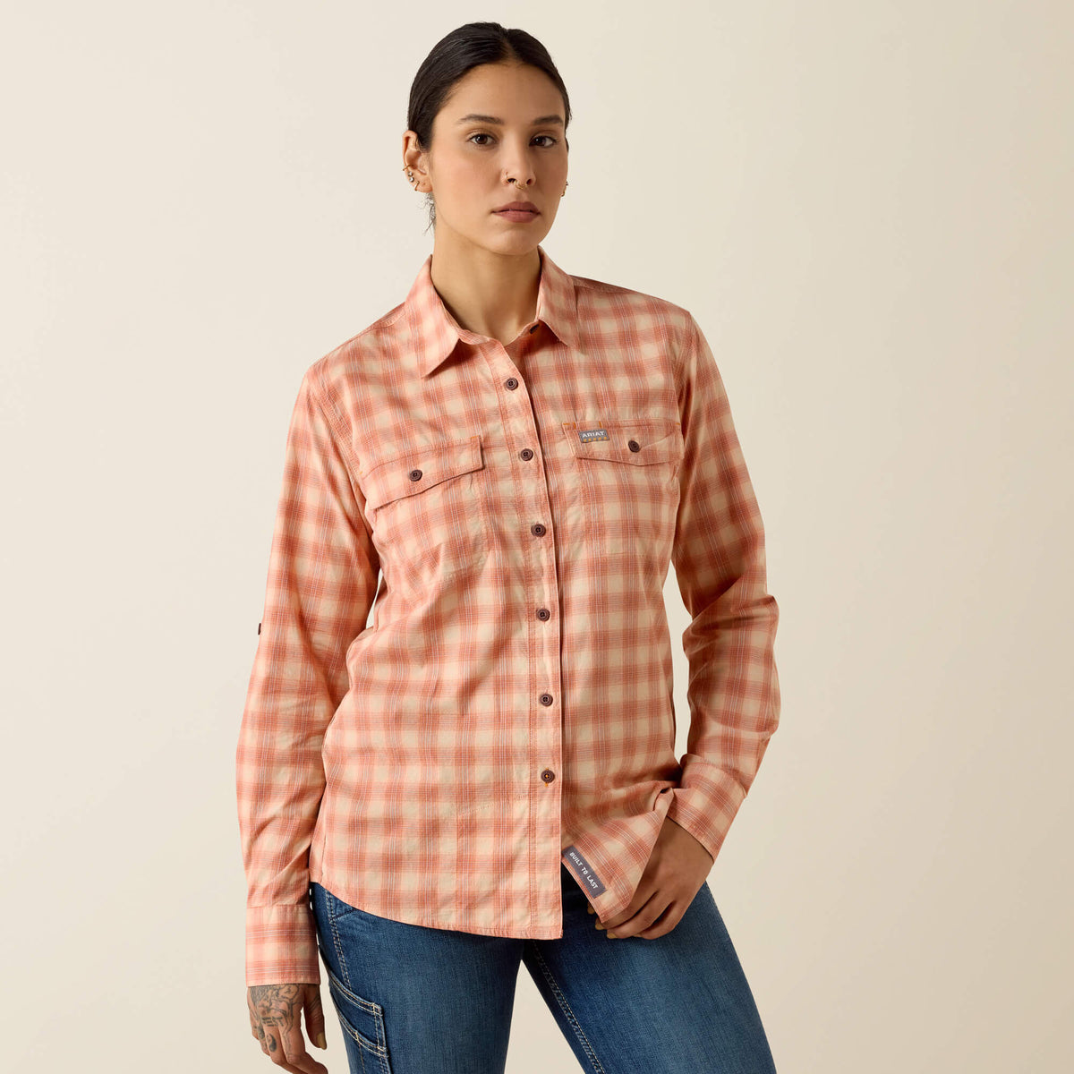 Rebar Made Tough DuraStretch Work Shirt - Ariat Signature