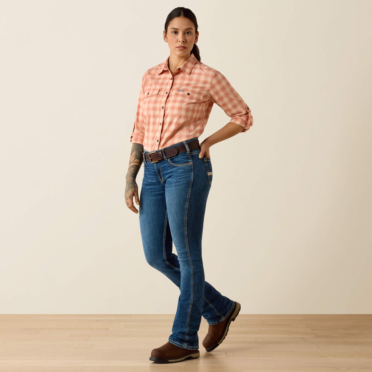 Rebar Made Tough DuraStretch Work Shirt - Ariat Signature
