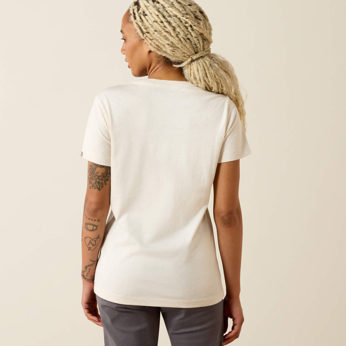 Rebar Cotton Strong Standard V-Neck T-Shirt - Ariat Exclusive