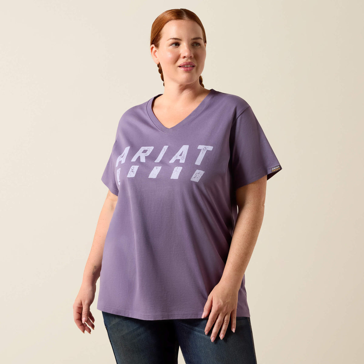 Rebar Cotton Strong Logo T-Shirt - Ariat Signature