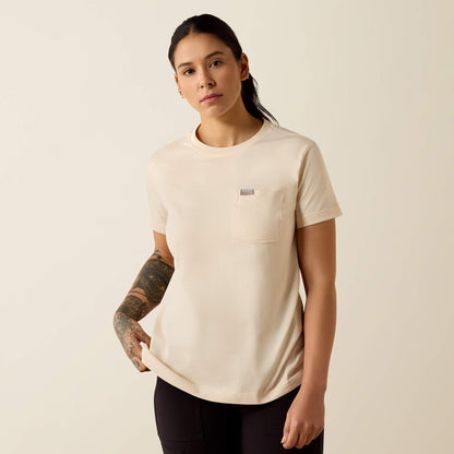 Rebar Cotton Strong Anvil Logo T-Shirt - Ariat Featured