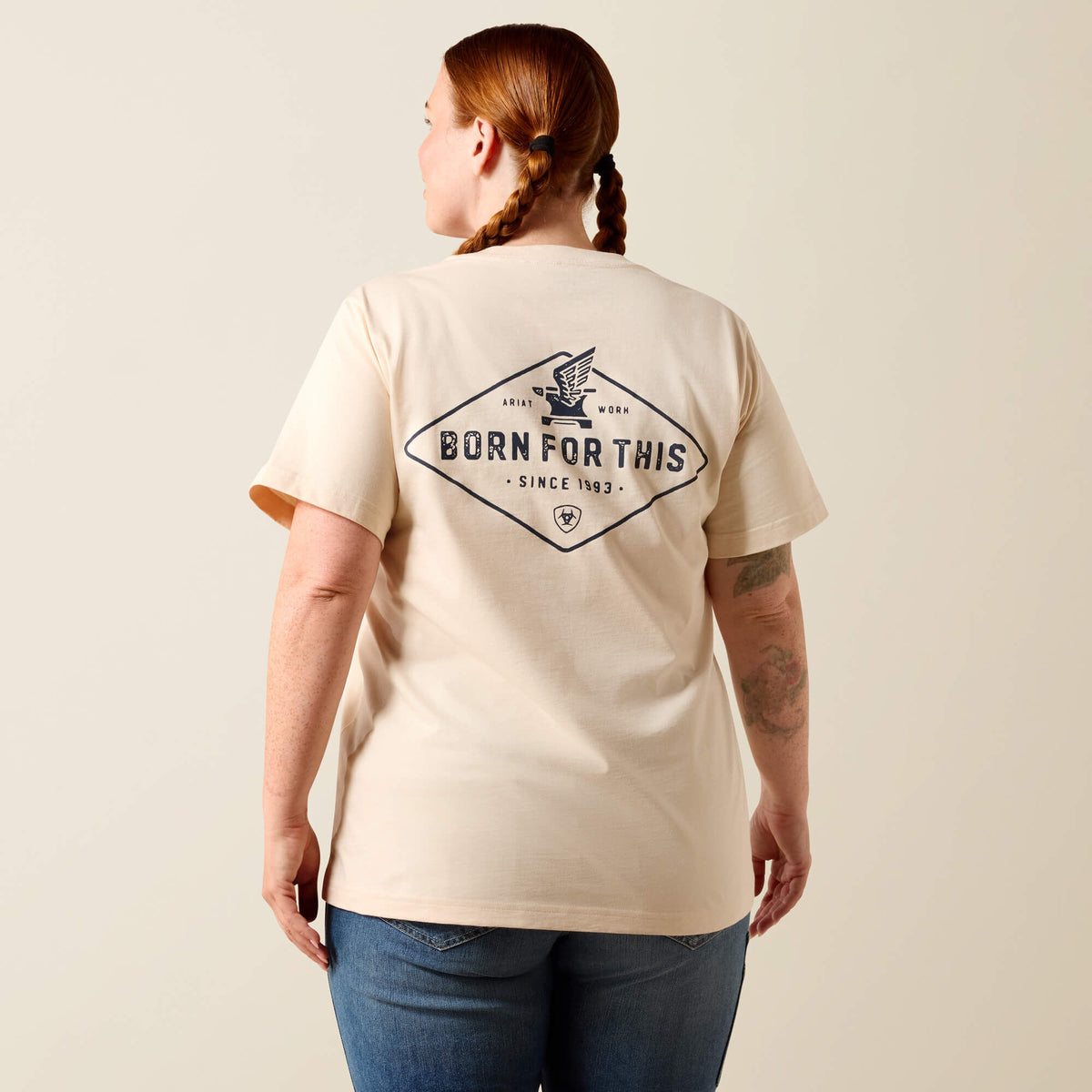 Rebar Cotton Strong Anvil Logo T-Shirt - Ariat Featured