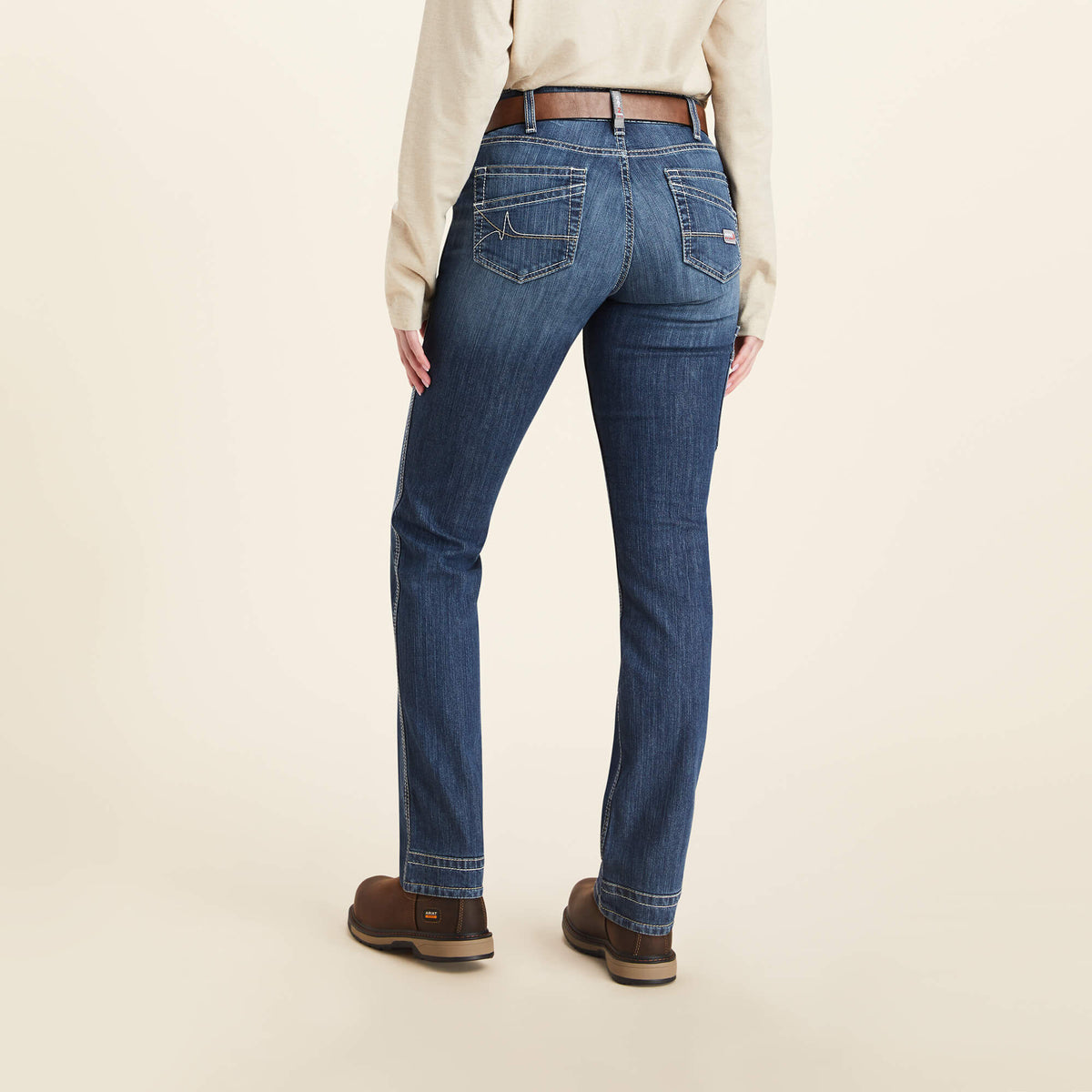 FR Perfect Rise Perfect Rise DuraLight Stretch Cell Phone DuraStretch Straight Leg Jeans - Ariat Value