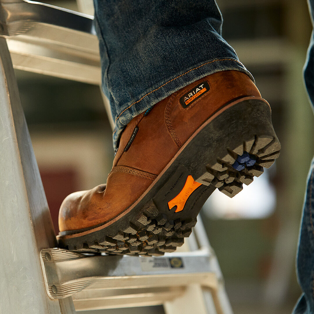 Logger Shock Shield Waterproof Composite Toe Work Boot - Ariat Recommended
