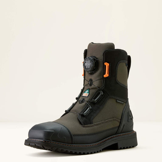 RigTEK Wildcat BOA 8" CSA Waterproof Wide Square Toe Composite Toe Work Boot - Ariat Classic