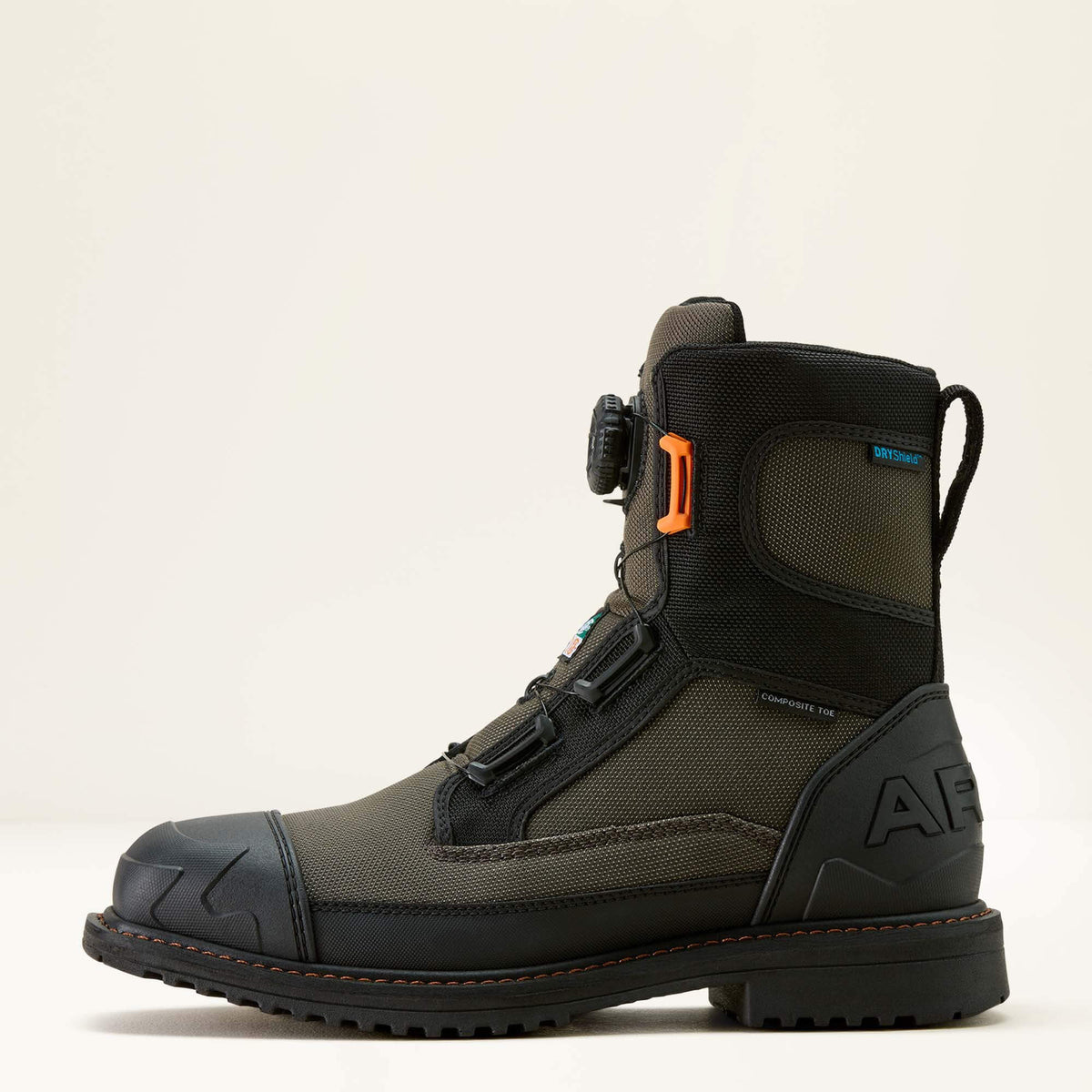 RigTEK Wildcat BOA 8" CSA Waterproof Wide Square Toe Composite Toe Work Boot - Ariat Classic