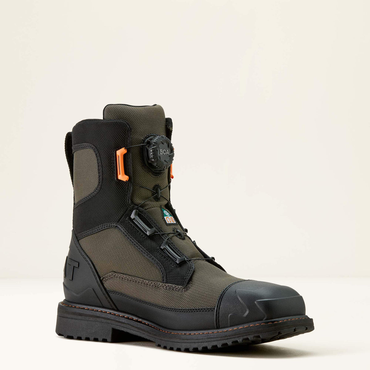 RigTEK Wildcat BOA 8" CSA Waterproof Wide Square Toe Composite Toe Work Boot - Ariat Classic
