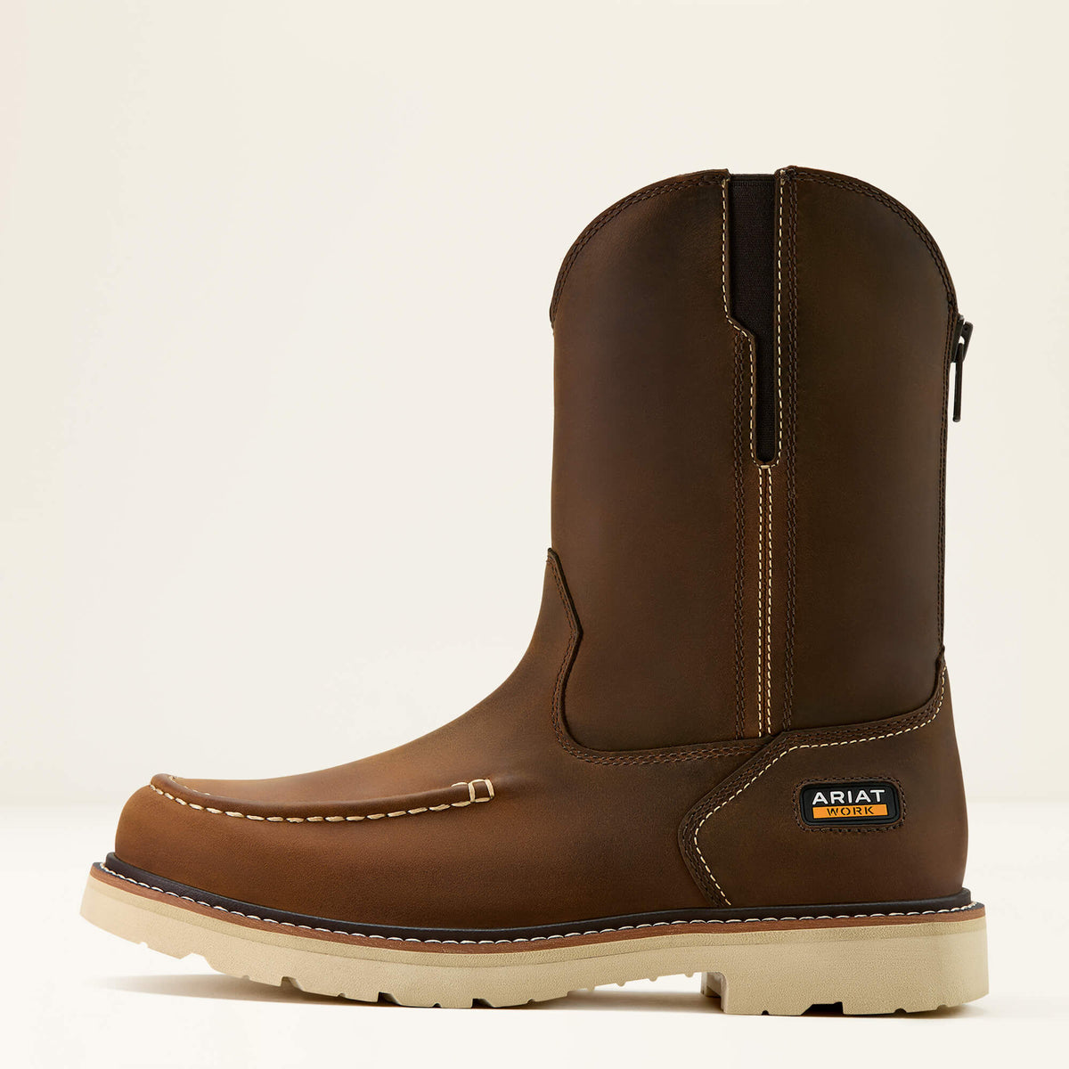 Rebar Lift Pull On Moc Toe Work Boot - Ariat Sale