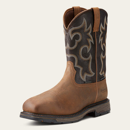 WorkHog Wide Square Toe 400g Waterproof Composite Toe Work Boot - Ariat Discount