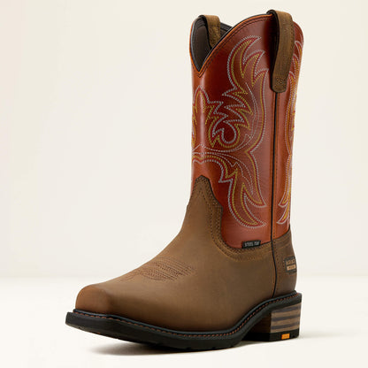 Ironside Square Toe Steel Toe Work Boot - Ariat Everyday