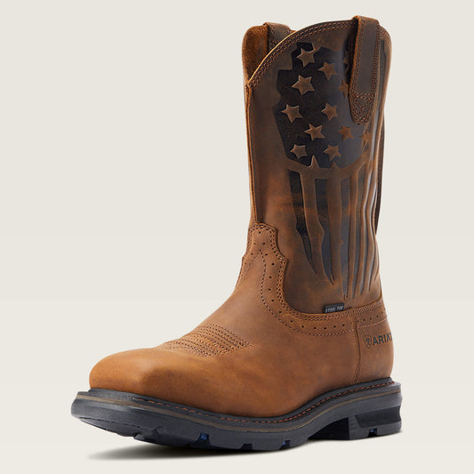 Sierra Shock Shield Patriot Steel Toe Work Boot - Ariat Best Price
