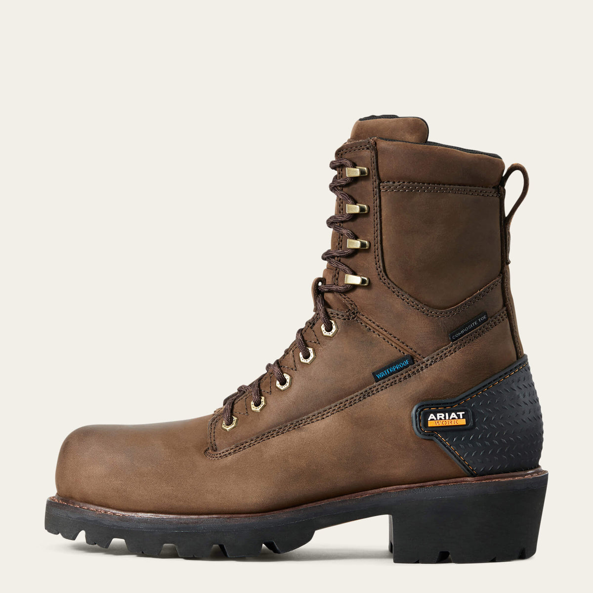Powerline 8" Waterproof Composite Toe Work Boot - Ariat Discount