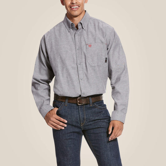 FR Solid Twill DuraStretch Work Shirt - Ariat Trusted